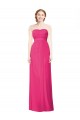 Azalea Soft Chiffon Strapless Long Sleeveless Bridesmaid Dress Toowoomba