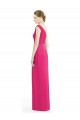 Azalea Soft Chiffon One Shoulder Long Sleeveless Bridesmaid Dress Toowoomba