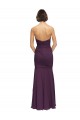 Grape Soft Chiffon Sweetheart Long Sleeveless Bridesmaid Dress Toowoomba