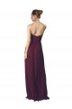 Grape Soft Chiffon Sweetheart Long Sleeveless Bridesmaid Dress / Formal Dress Toowoomba
