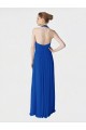 Soft Chiffon Halter Neck Long Sleeveless Evening Dress / Bridesmaid Dress Toowoomba