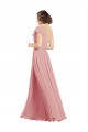 Bliss Pink Chiffon One Shoulder Long Sleeveless Bridesmaid Dress / Evening Dress Toowoomba