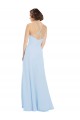 Soft Chiffon Halter Neck Long Sleeveless Wedding Party Dress Toowoomba