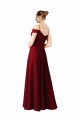 Burgundy Chiffon Sweetheart Long Sleeveless Bridesmaid Dress / Evening Dress Toowoomba