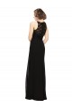 Soft Chiffon & Lace High Neck Long Sleeveless Bridesmaid Dress Toowoomba