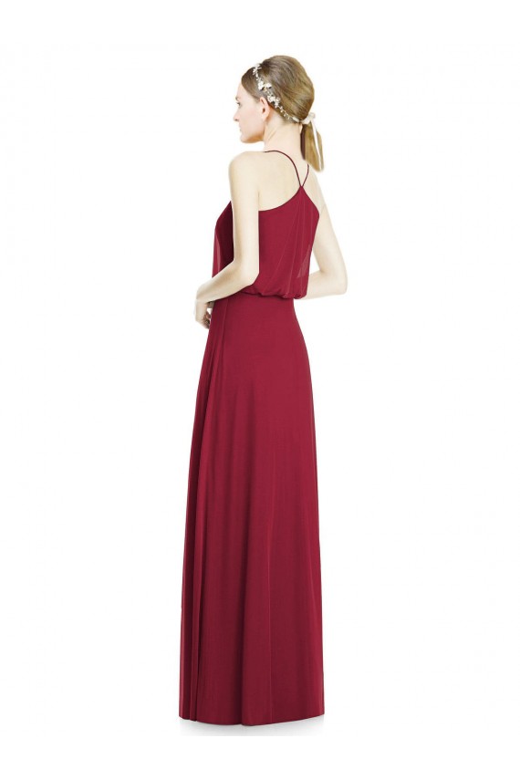 Soft Chiffon V-Neck Long Sleeveless Evening Gowns / Bridesmaid Dress Toowoomba