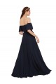 A-Line Soft Chiffon Off the Shoulder Long Sleeveless Prom Dress / Bridesmaid Dress Toowoomba