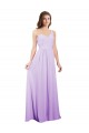 Lilac Chiffon One Shoulder Long Sleeveless Bridesmaid Dress / Evening Dress Toowoomba