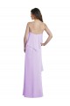 Low Back Chiffon Spaghetti Straps Long Sleeveless Bridesmaid Dress / Evening Dress Toowoomba