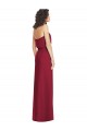 Low Back Soft Chiffon Sweetheart Long Sleeveless Formal Dress / Bridesmaid Dress Toowoomba