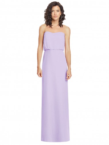 Low Back Soft Chiffon Sweetheart Long Sleeveless Formal Dress / Bridesmaid Dress Toowoomba