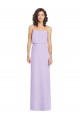 Low Back Soft Chiffon Sweetheart Long Sleeveless Formal Dress / Bridesmaid Dress Toowoomba