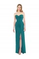 Hunter Soft Chiffon Sweetheart Long Sleeveless Bridesmaid Dress Toowoomba