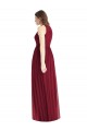 Lilac Soft Chiffon Halter Neck Long Sleeveless Bridesmaid Dress Toowoomba