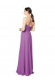 Open Back Dahlia Soft Chiffon Sweetheart Long Sleeveless Formal Dress / Bridesmaid Dress Toowoomba