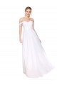 Soft Chiffon Off the Shoulder Long Sleeveless Formal Evening Gown / Prom Dress / Bridesmaid Dress Toowoomba