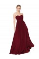 A-Line Soft Chiffon Sweetheart Long Sleeveless Formal Evening Gown / Prom Dress / Bridesmaid Dress Toowoomba