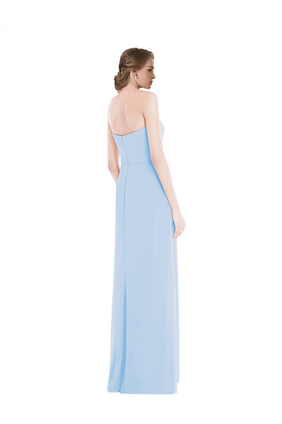A-Line Soft Chiffon Sweetheart Long Sleeveless Formal Dress / Bridesmaid Dress Toowoomba