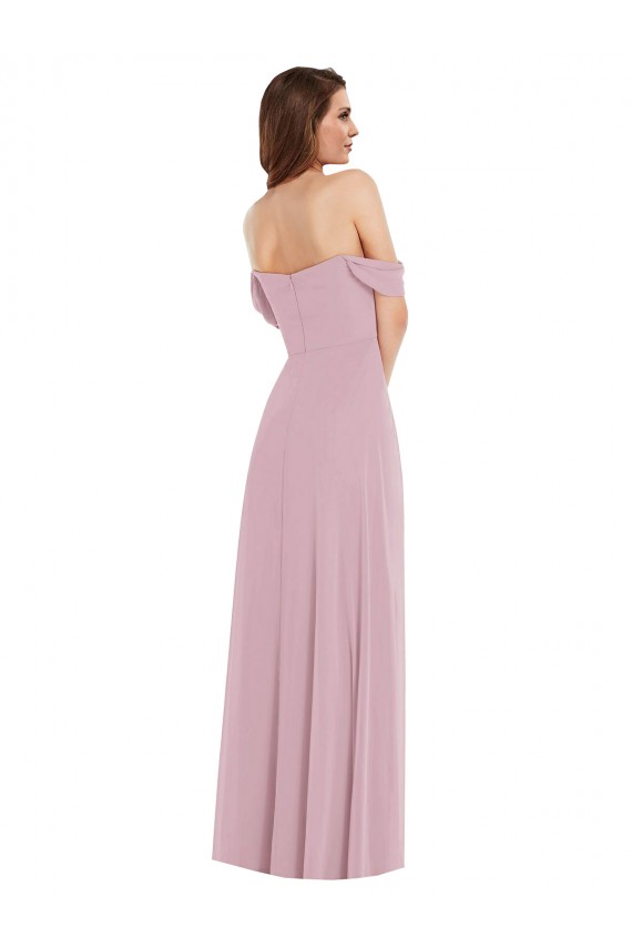 Soft Chiffon Sweetheart Long Sleeveless Black Tie Evening Gown / Bridesmaid Dress Toowoomba