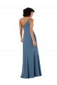 Burgundy Soft Chiffon One Shoulder Long Sleeveless Formal Evening Gown / Bridesmaid Dress Toowoomba