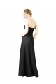 Slate Grey Lace Sweetheart Long Sleeveless Bridesmaid Dress Toowoomba