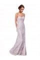 Lace Sweetheart Long Sleeveless Bridesmaid Dress / Evening Dress Toowoomba