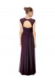 Keyhole Back Soft Chiffon & Lace Sweetheart Long Sleeveless Formal Dress / Bridesmaid Dress Toowoomba