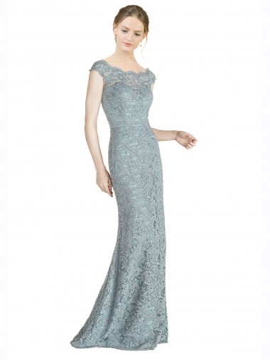 Lace Off the Shoulder Long Cap Sleeves Prom Dress / Bridesmaid Dress Toowoomba
