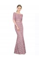 Lace Off the Shoulder Short Sleeves Long Prom Dress / Bridesmaid Dress Toowoomba