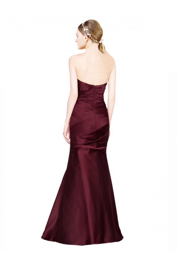 Low Back Satin Sweetheart Long Sleeveless Formal Evening Gown / Prom Dress / Bridesmaid Dress Toowoomba