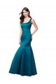 Satin Bateau Neck Long Sleeveless Prom Dress / Bridesmaid Dress Toowoomba