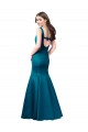 Satin Bateau Neck Long Sleeveless Prom Dress / Bridesmaid Dress Toowoomba