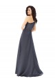 Satin One Shoulder Long Sleeveless Formal Evening Gown / Prom Dress / Bridesmaid Dress Toowoomba