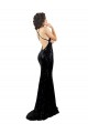 Open Back Sequin V-Neck Long Sleeveless Black Tie Evening Gown / Prom Dress / Bridesmaid Dress Toowoomba