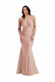 Open Back Silk like Satin Halter Neck Long Sleeveless Formal Plus Size Evening Gown / Prom Dress / Bridesmaid Dress Toowoomba