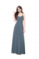 Low Back Spandex V-Neck Long Sleeveless Prom Dress / Bridesmaid Dress Toowoomba