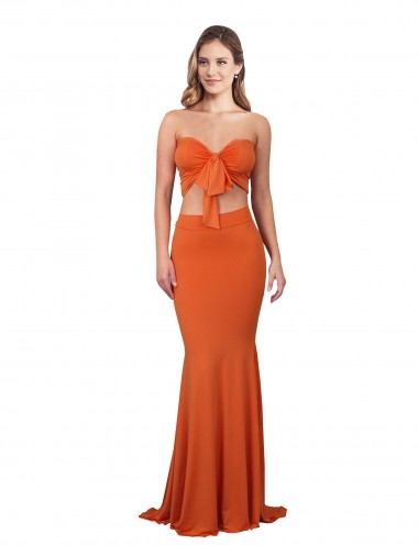 Spandex Strapless Long Sleeveless Formal Evening Gown / Prom Dress / Bridesmaid Dress Toowoomba