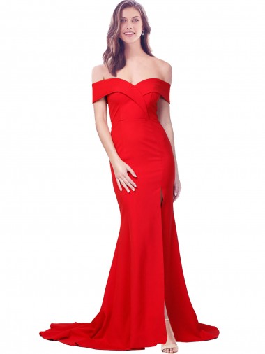 Stretch Crepe Sweetheart Long Sleeveless Bridesmaid Dress / Evening Dress Toowoomba