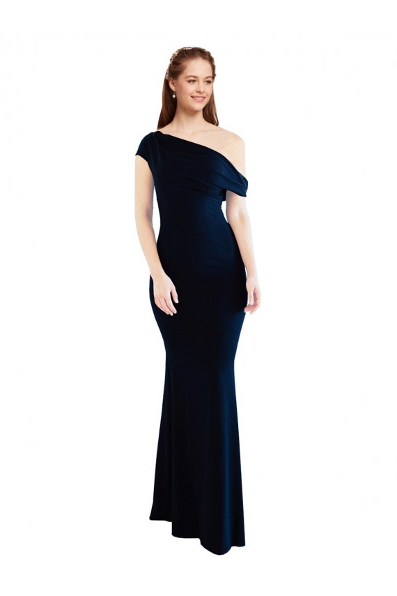 Mermaid Stretch Crepe One Shoulder Long Sleeveless Formal Evening Gown / Prom Dress / Bridesmaid Dress Toowoomba