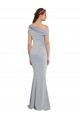 Grey Stretch Crepe One Shoulder Long Sleeveless Formal Dress / Bridesmaid Dress Toowoomba