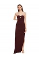 Stretch Crepe Strapless Long Sleeveless Formal Evening Gown / Prom Dress / Bridesmaid Dress Toowoomba