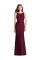 Open Back Stretch Crepe Bateau Neck Long Sleeveless Semi Formal Evening Dress / Bridesmaid Dress Toowoomba