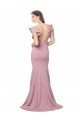 V-Back Stretch Crepe Round Neck Sweep Train Flutter Sleeves Formal Evening Gown / Prom Dress / Bridesmaid Dress Toowoomba