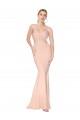 Nude Stretch Crepe Sweetheart Long Sleeveless Formal Dress / Bridesmaid Dress Toowoomba