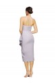 Low Back Stretch Crepe Strapless Cocktail Length Sleeveless High Low Evening Gown / Prom Dress / Bridesmaid Dress Toowoomba