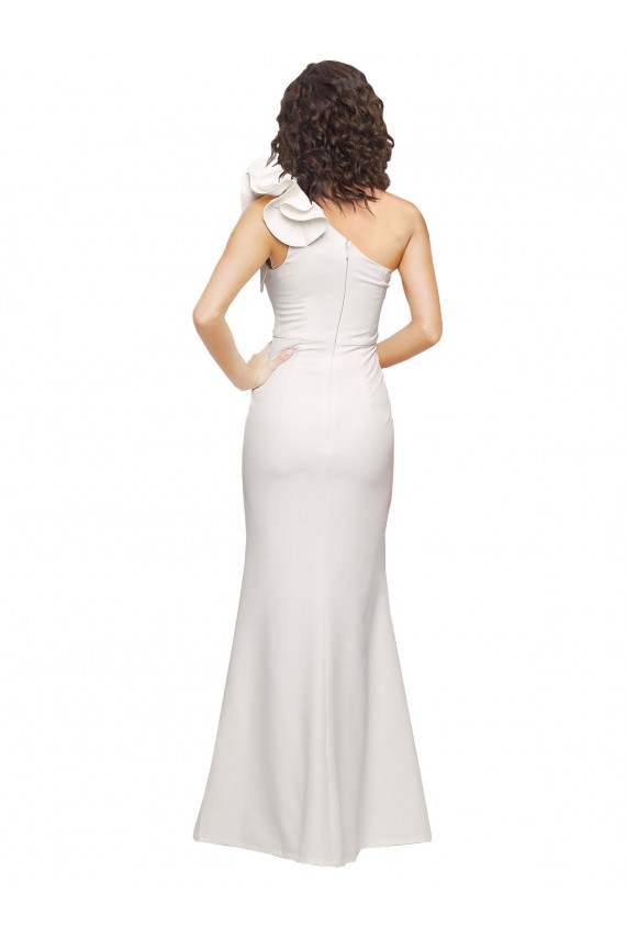 Stretch Crepe One Shoulder Long Sleeveless Formal Evening Dress / Bridesmaid Dress Toowoomba