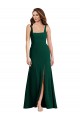 Stretch Crepe Square Neck Long Sleeveless Semi Formal Evening Dress / Prom Dress / Bridesmaid Dress Toowoomba