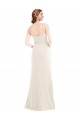 Ivory Stretch Crepe Strapless Long Sleeveless Semi Formal Evening Dress / Prom Dress / Bridesmaid Dress Toowoomba