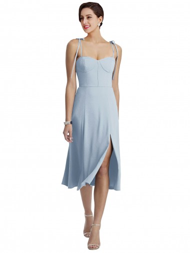 Stretch Crepe Sweetheart Midi Length Sleeveless Evening Gown / Prom Dress / Bridesmaid Dress Toowoomba