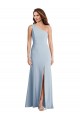 Light Sky Blue Stretch Crepe One Shoulder Long Sleeveless Formal Evening Gown / Prom Dress / Bridesmaid Dress Toowoomba